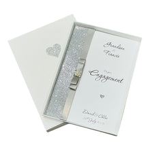 Load image into Gallery viewer, Grandson &amp; Fiancée Engagement Card  - Luxury Greeting Card Personalised - Colour Choice - LB82
