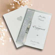 Load image into Gallery viewer, Grandson &amp; Fiancée Engagement Card  - Luxury Greeting Card Personalised - Colour Choice - LB82
