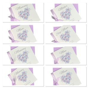 Mum Birthday Card - Personalised Luxury Greeting Card