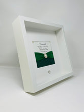 Load image into Gallery viewer, 55th Emerald 55 Years Wedding Anniversary Ribbon Frame - Pebble

