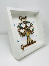 Load image into Gallery viewer, Great Grandchildren Family Tree Frame - Teal Classic
