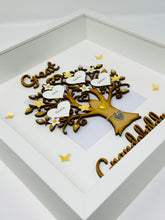 Load image into Gallery viewer, Great Grandchildren Family Tree Frame - Yellow Classic
