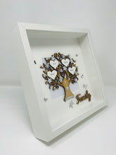 Load image into Gallery viewer, Family Tree Frame - Silver Glitter Classic
