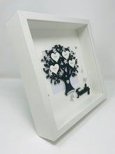 Load image into Gallery viewer, Family Tree Frame - Black &amp; Silver Glitter Classic
