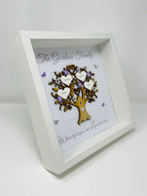 Load image into Gallery viewer, Family Tree Frame - Lilac &amp; Silver Glitter - Contemporary
