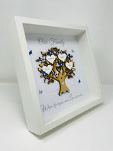 Load image into Gallery viewer, Family Tree Frame - Royal Blue &amp; Silver Glitter 'Our Family' - Contemporary

