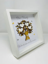 Load image into Gallery viewer, Family Tree Frame - Yellow &amp; Silver Glitter 'Our Family' - Contemporary
