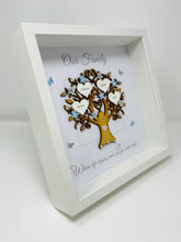 Load image into Gallery viewer, Family Tree Frame - Pale Blue &amp; Silver Glitter 'Our Family' - Contemporary
