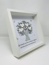 Load image into Gallery viewer, Quote 'Branches On A Tree' Family Tree Frame - Silver Metallic

