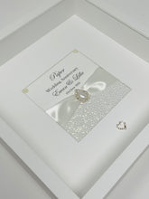 Load image into Gallery viewer, 1st Paper 1 Year Wedding Anniversary Ribbon Frame - Pebble
