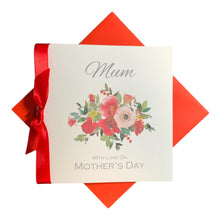 Load image into Gallery viewer, Mother&#39;s Day Card - Personalised Luxury Greeting Card - Red Poppy
