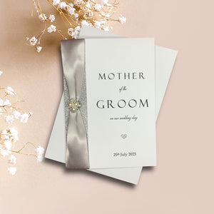 Mother Of The Groom On Our Wedding Day Card - Colour Choice