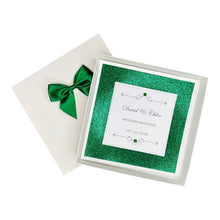 Load image into Gallery viewer, Wedding Day Invite Invitation Card - Handmade Personalised - 20 Colour Choice - Gift Box - Bride &amp; Groom - Choose Pack Quantity (D4)
