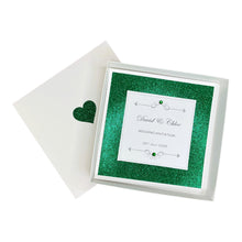 Load image into Gallery viewer, Wedding Day Invite Invitation Card - Handmade Personalised - 20 Colour Choice - Gift Box - Bride &amp; Groom - Choose Pack Quantity (D4)
