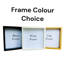 Load image into Gallery viewer, Family Tree Frame - Teal &amp; Silver Glitter - Contemporary

