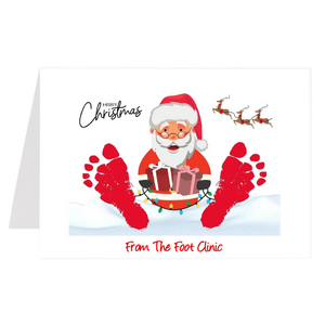 Personalised Business Christmas Cards - Santa