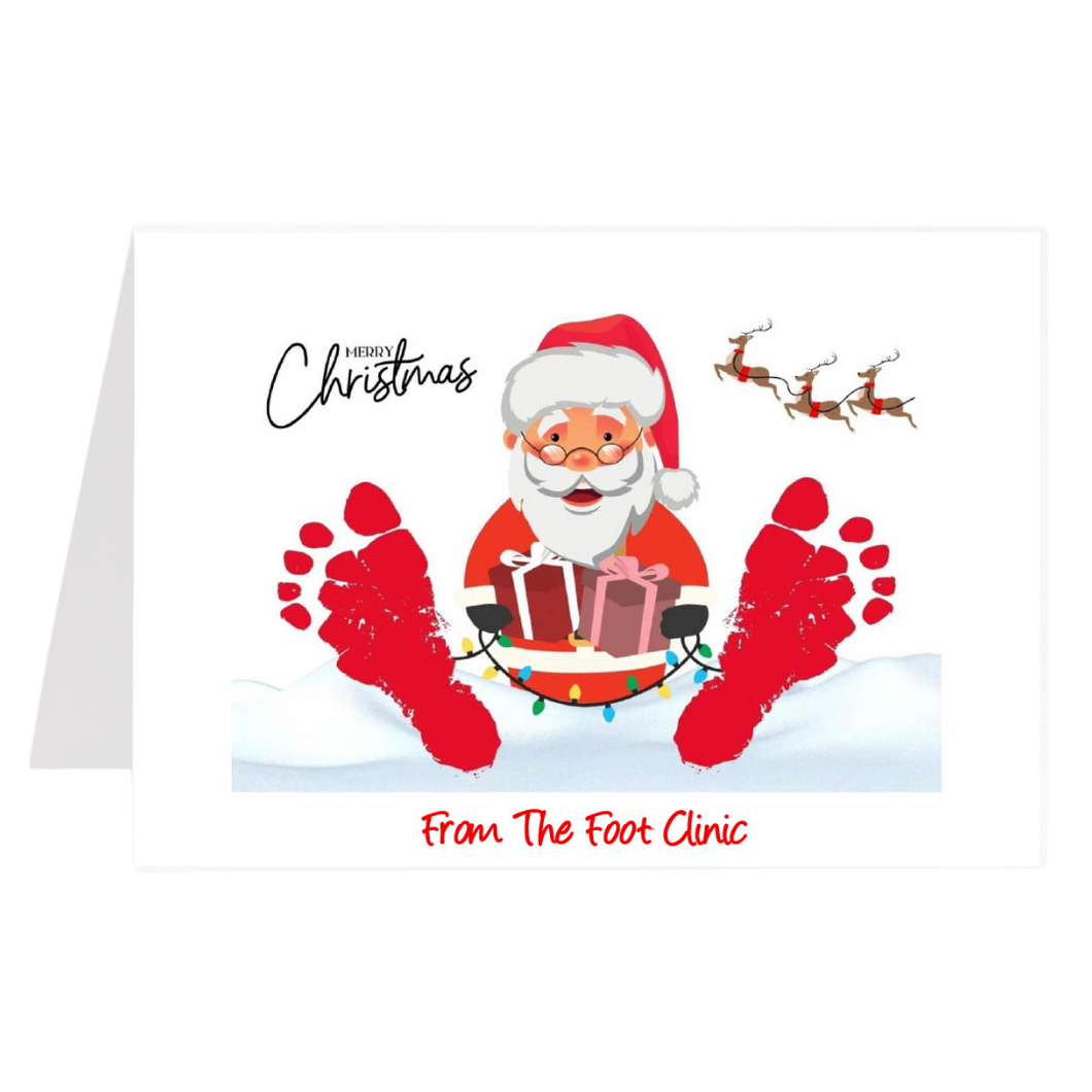 Personalised Business Christmas Cards - Santa
