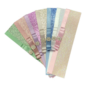 58th Wedding Anniversary Card - Faith & Hope 58 Year Fifty Eighth Anniversary -14 Colour Coice - Luxury Bow