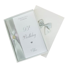 Load image into Gallery viewer, 95th Birthday Card - Personalised Luxury Greeting Card
