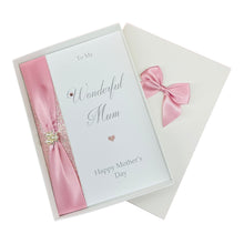 Load image into Gallery viewer, Mother's Day Card Special Sentimental Card for Mum With Gift Box Luxury Ribbon
