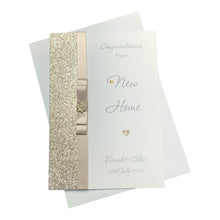 Load image into Gallery viewer, New Home Card - 14 Colour Coice - Luxury Bow
