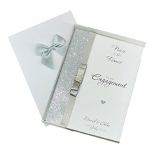 Load image into Gallery viewer, Niece &amp; Fiancé Engagement Card  - Luxury Greeting Card Personalised - Colour Choice - LB83
