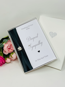 Sympathy Card - Personalised Luxury Greeting Card
