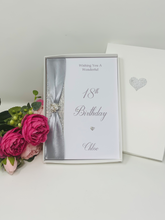 Load image into Gallery viewer, 18th Birthday Card - Personalised Luxury Greeting Card
