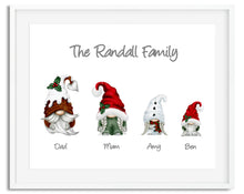 Load image into Gallery viewer, Christmas Nordic Gonk Family Print
