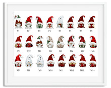Load image into Gallery viewer, Christmas Nordic Gonk Family Print

