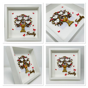 Family Tree Frame - Red Classic