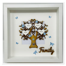 Load image into Gallery viewer, Family Tree Frame - Blue Classic
