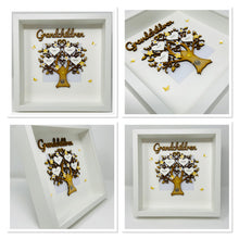 Load image into Gallery viewer, Grandchildren Family Tree Frame - Yellow Classic
