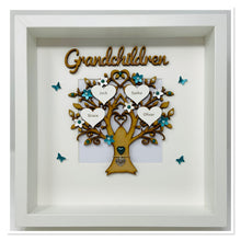 Load image into Gallery viewer, Grandchildren Family Tree Frame - Teal Classic
