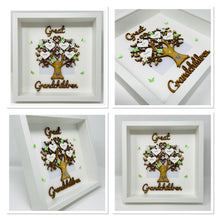 Load image into Gallery viewer, Great Grandchildren Family Tree Frame - Green Classic
