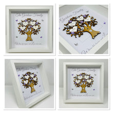 Load image into Gallery viewer, Family Tree Frame - Lilac &amp; Silver Glitter - Contemporary
