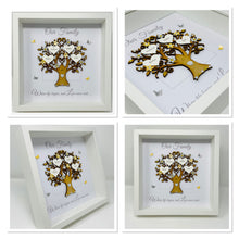 Load image into Gallery viewer, Family Tree Frame - Yellow &amp; Silver Glitter &#39;Our Family&#39; - Contemporary
