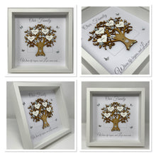 Load image into Gallery viewer, Family Tree Frame - Grey &amp; Silver Glitter &#39;Our Family&#39; - Contemporary
