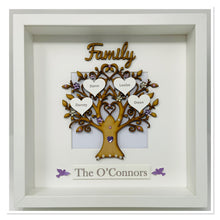 Load image into Gallery viewer, Family Tree Frame Lilac Gem Birds
