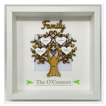 Load image into Gallery viewer, Family Tree Frame Green Gem Birds
