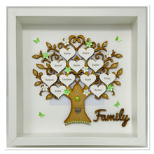 Load image into Gallery viewer, Large Family Tree Frame - Green Classic
