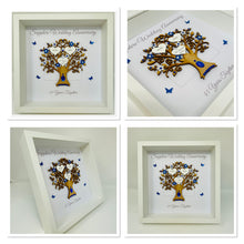 Load image into Gallery viewer, 45th Sapphire 45 Years Wedding Anniversary Frame - Message
