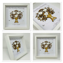 Load image into Gallery viewer, 13th Lace 13 Years Wedding Anniversary Frame - Message
