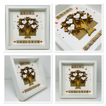 Load image into Gallery viewer, Grandchildren Scrabble Family Tree Frame - Orange
