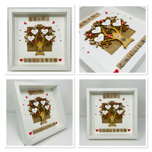 Load image into Gallery viewer, Grandchildren Scrabble Family Tree Frame - Red
