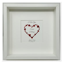 Load image into Gallery viewer, &#39;I Love You&#39; Gem Heart Picture Frame
