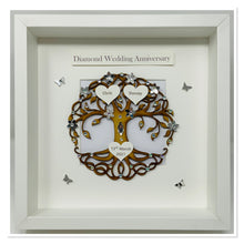 Load image into Gallery viewer, 60th Diamond 60 Years Wedding Anniversary Frame - Tree Of Life
