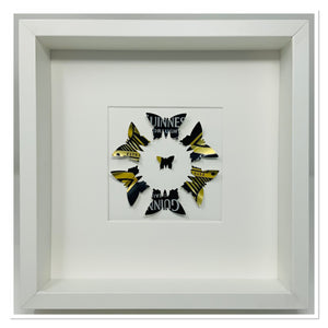 Guinness Upcycled Butterfly Circle Frame