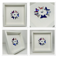 Load image into Gallery viewer, Red Bull Racing Upcycled Butterfly Circle Frame
