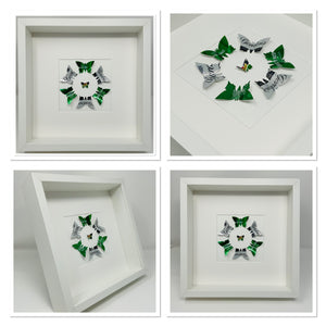 Gordons Gin & Tonic Upcycled Butterfly Circle Frame